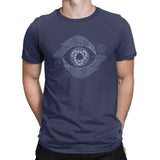 T-Shirt Augen blau