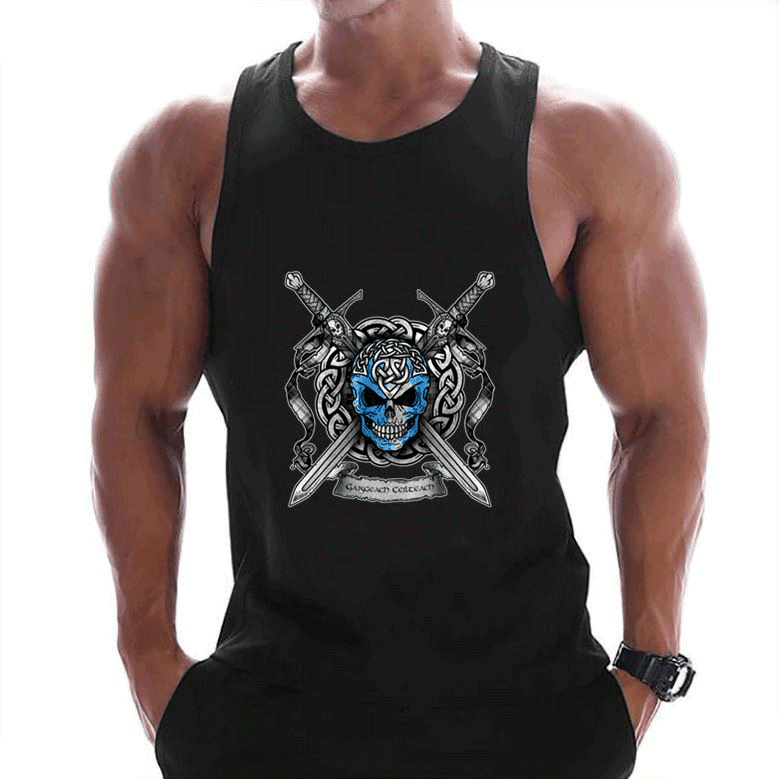 Druck Schwerte<br> Wikinger T-Shirt Sport