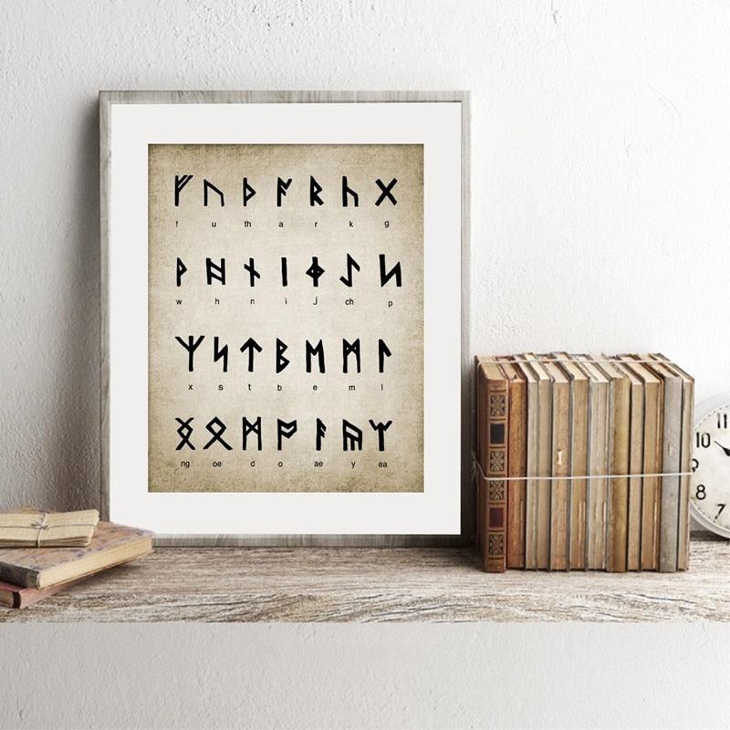 Runen<br> Wikinger Poster