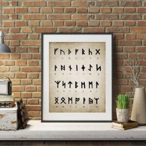 Runen<br> Wikinger Poster