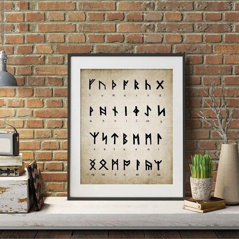 Runen<br> Wikinger Poster