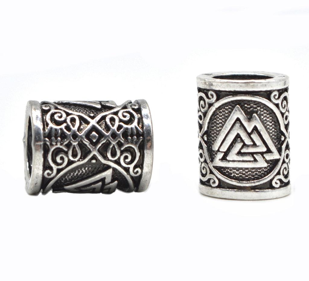 Valknut<br> Wikinger Bartschmuck