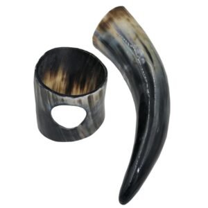 Mit Halter<br> Wikinger Trinkhorn
