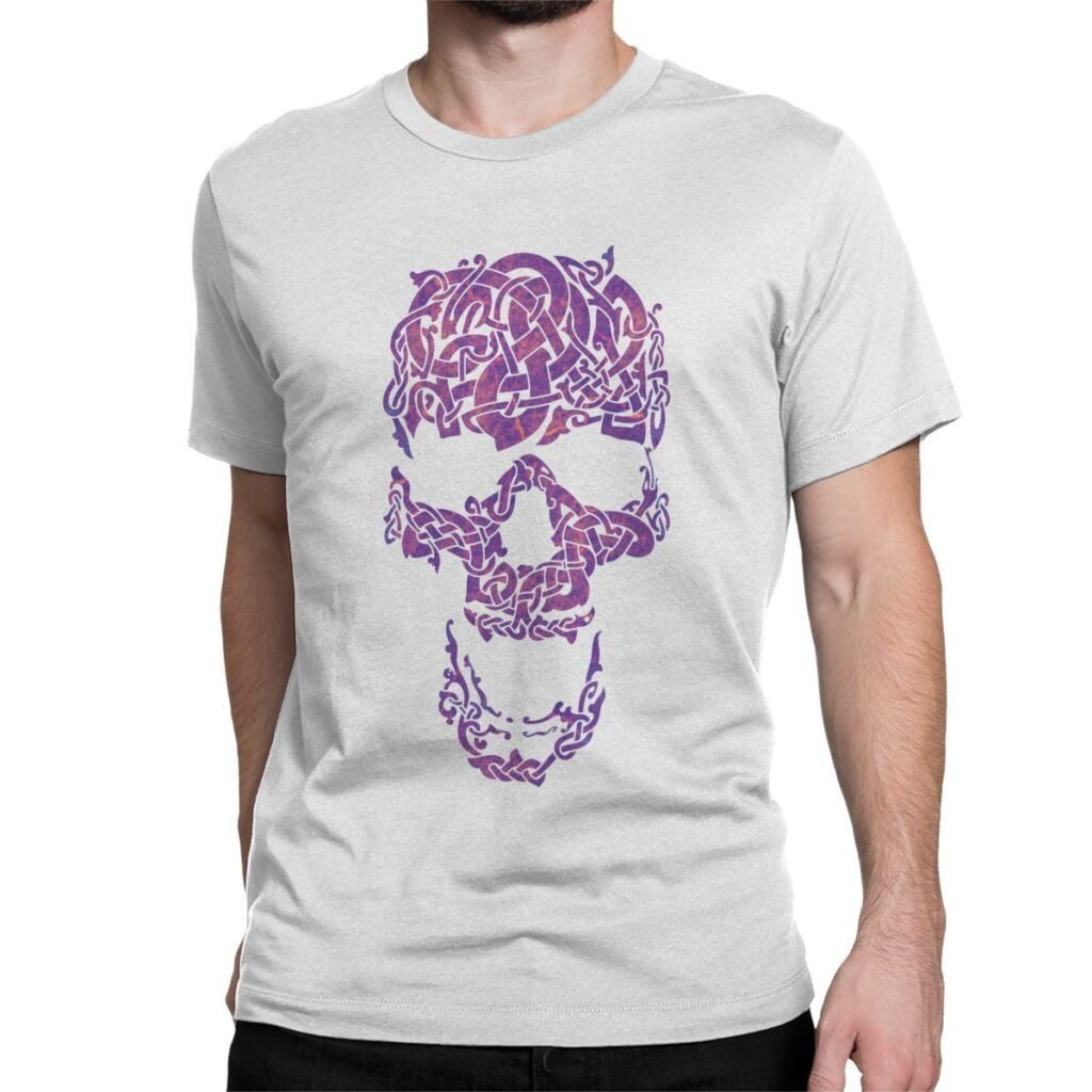 Totenkopf Bunt<br> Wikinger T-Shirt