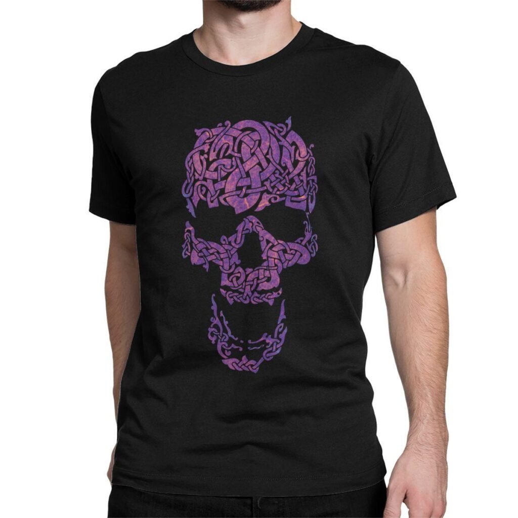 Totenkopf Bunt<br> Wikinger T-Shirt
