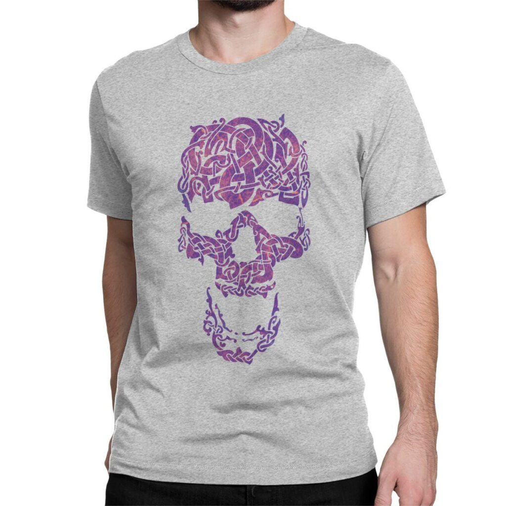 Totenkopf Bunt<br> Wikinger T-Shirt