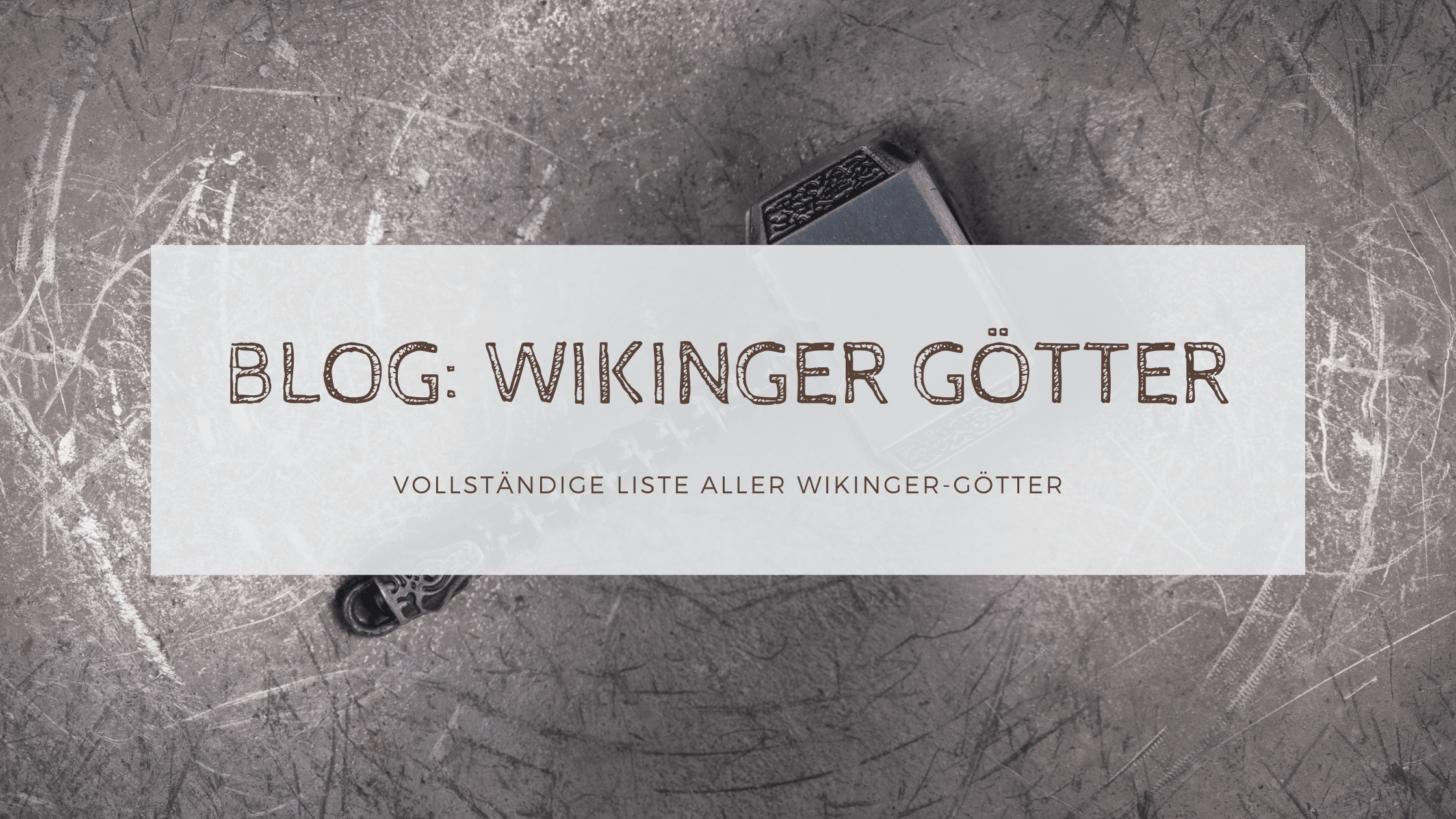 Wikinger Götter