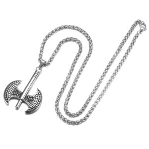 Silberne Axt<br> Wikinger Halskette