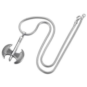 Silberne Axt<br> Wikinger Halskette