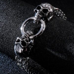 Totenkopf<br> Wikinger Armreif