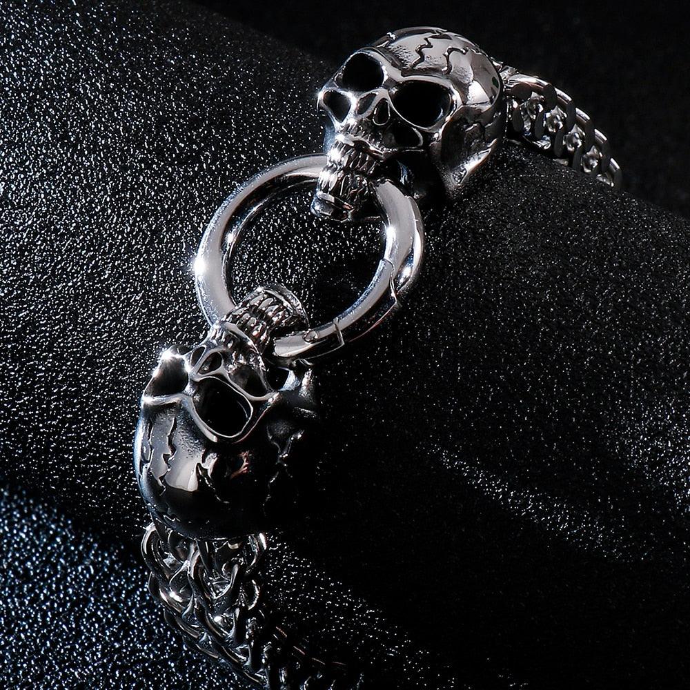 Totenkopf<br> Wikinger Armreif