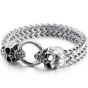 Totenkopf<br> Wikinger Armreif