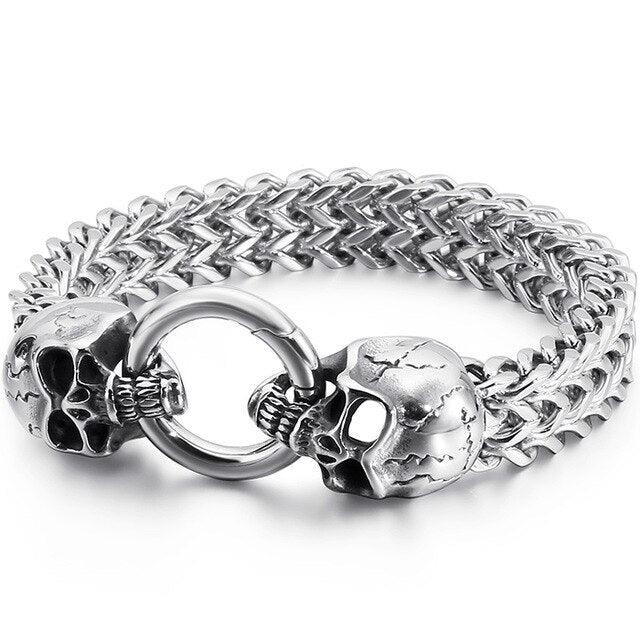Totenkopf<br> Wikinger Armreif