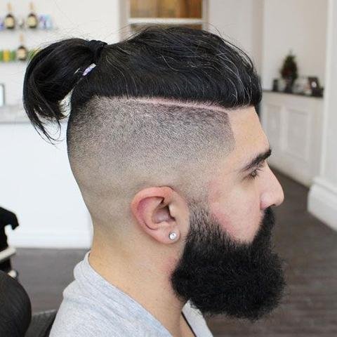 Herren Chignon Frisur