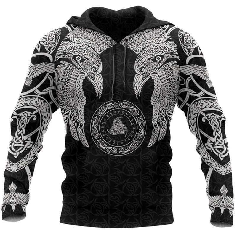 Hugin und Munin<br> Wikinger Hoodie