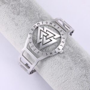 Nordisch Valknut<br> Wikinger Uhr