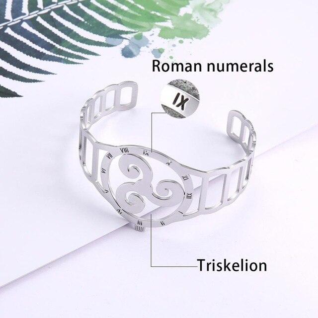 Triskele Armband<br> Wikinger Uhr