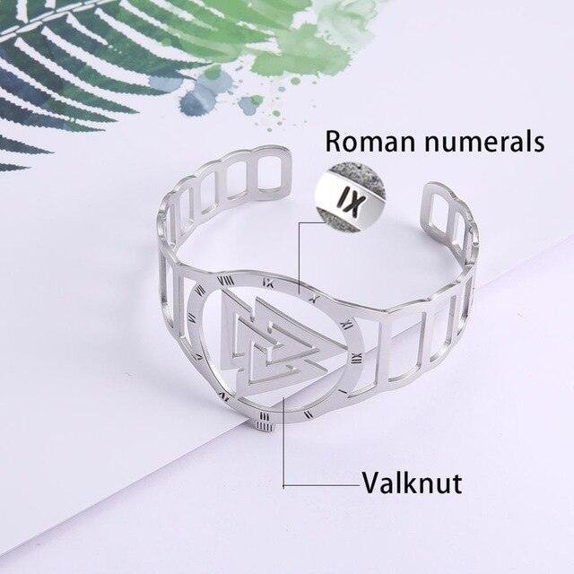 Valknut Armband<br> Wikinger Uhr