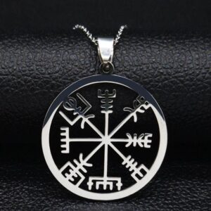Vegvisir<br> Wikinger Halskette