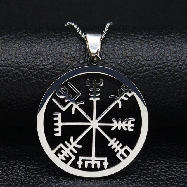 Vegvisir<br> Wikinger Halskette
