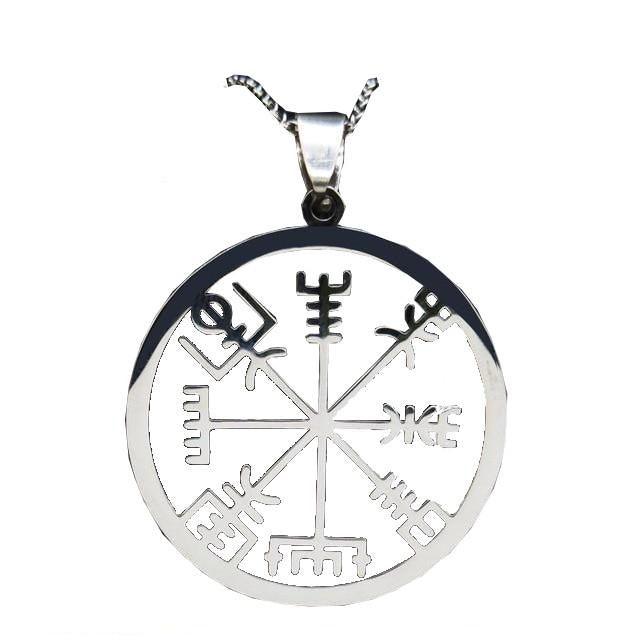 Vegvisir<br> Wikinger Halskette