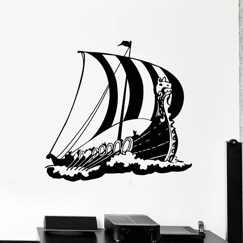 Drakkar<br> Wikinger Aufkleber