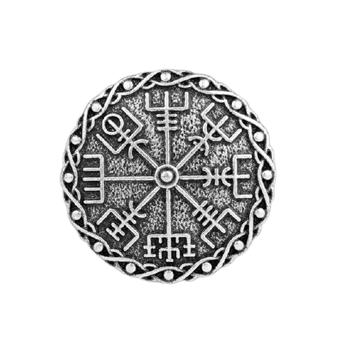 Vegvisir<br> Wikinger Fibel