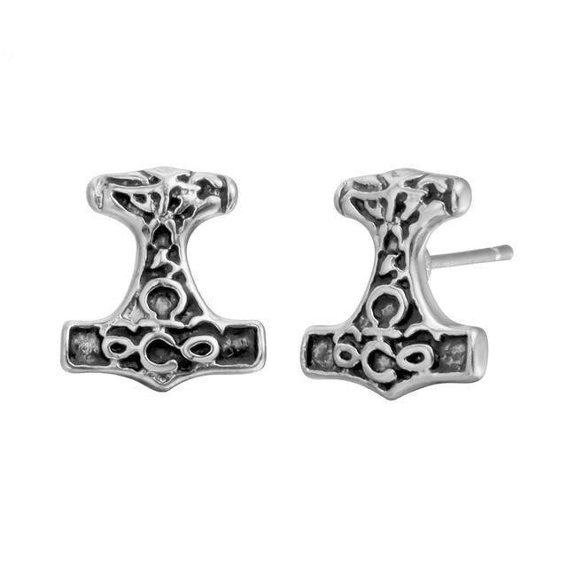 Thors Hammer<br> Wikinger Ohrringe