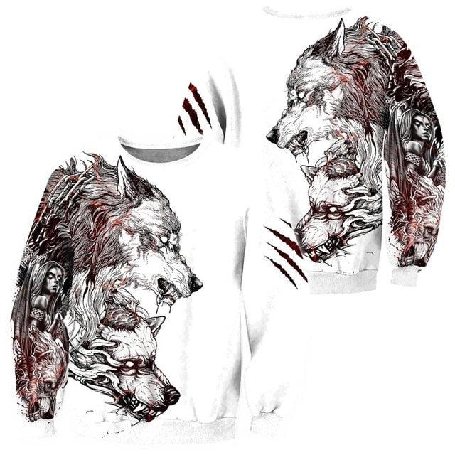 Hati und Skalli<br> Wikinger Pullover