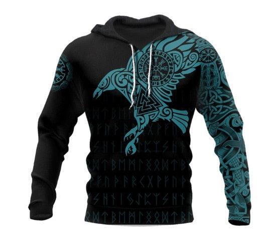 Munin<br> Wikinger Hoodie
