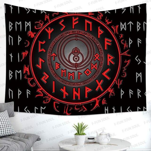 Runes<br> Wikinger Flagge