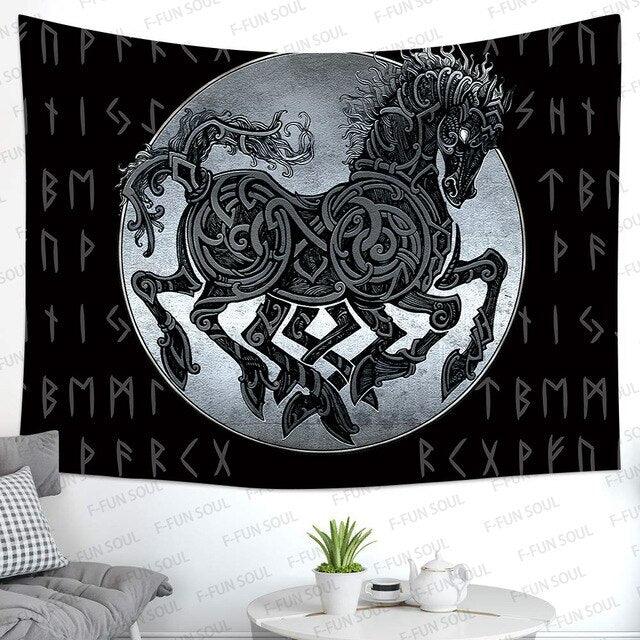 Sleipnir<br> Wikinger Flagge