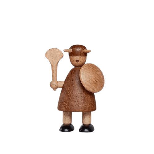Holz<br> Wikinger Figuren