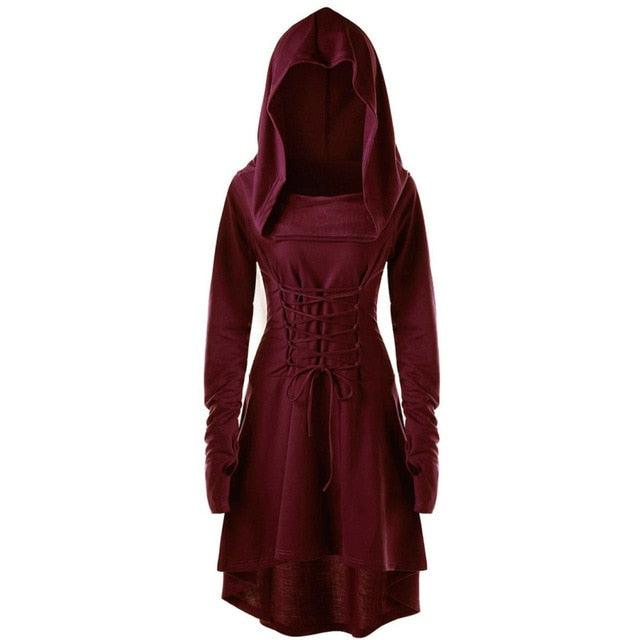 Rot<br> Wikinger Kostüm Damen