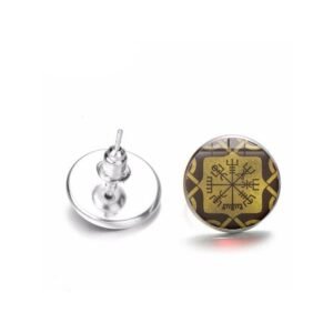 Vegvisir<br> Wikinger Ohrringe