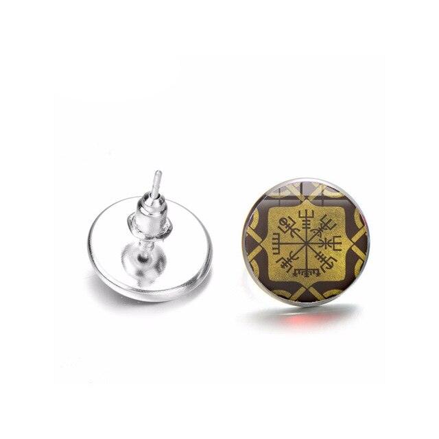 Vegvisir<br> Wikinger Ohrringe
