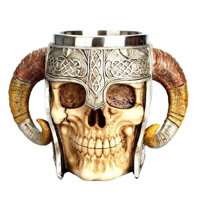 Schädel<br> Wikinger Becher