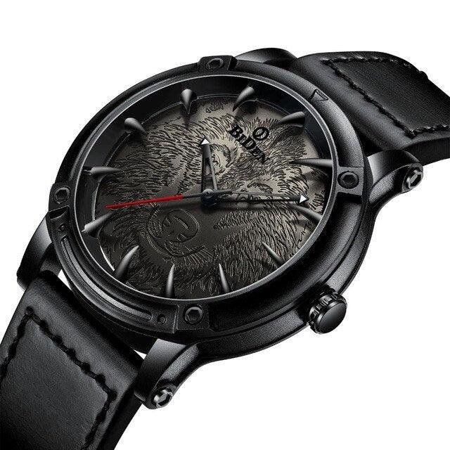Fenriswolf<br> Wikinger Uhr
