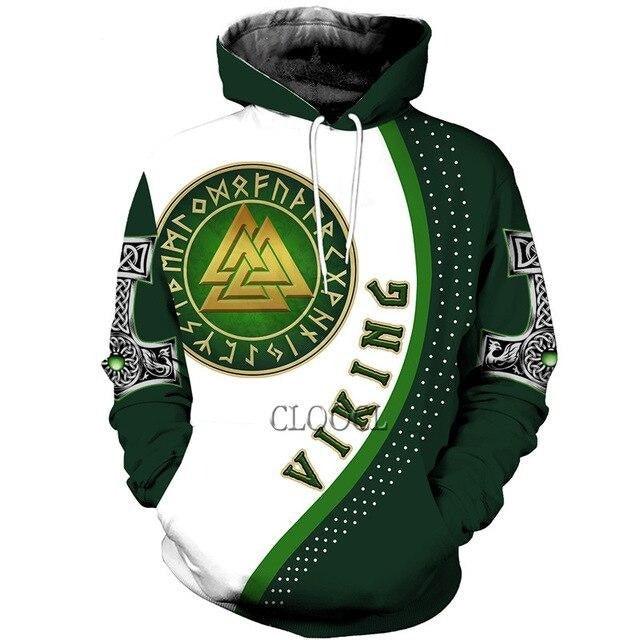 Mjolnir-Hammer<br> Wikinger Hoodie