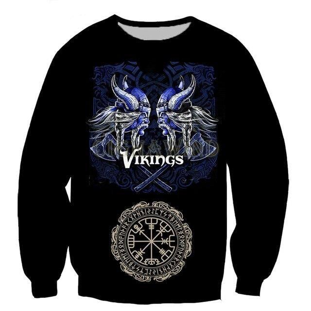 Vegvisir Symbol<br> Wikinger Pullover