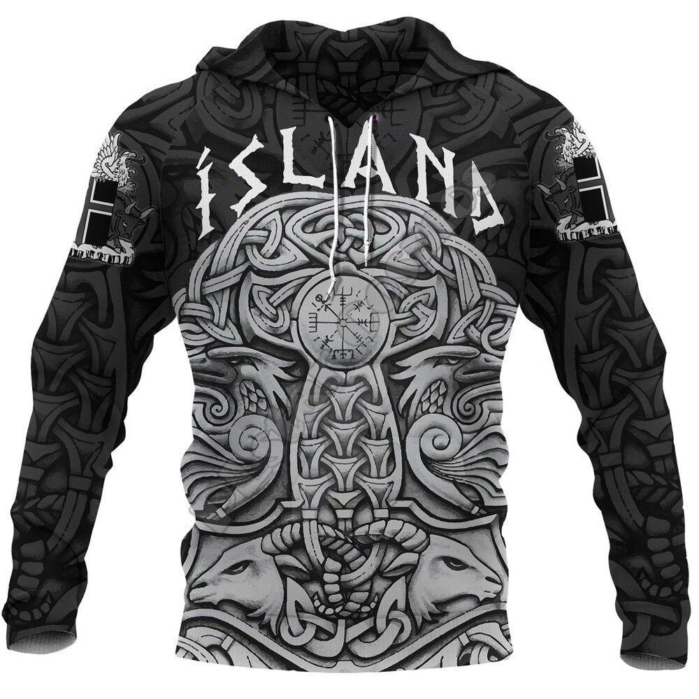 Island<br> Wikinger Hoodie