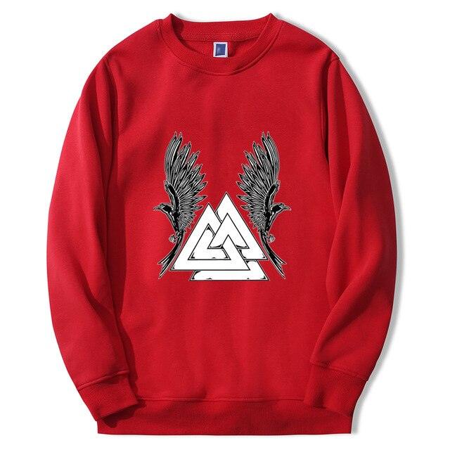 Valknut und Hugin<br> Wikinger Pullover
