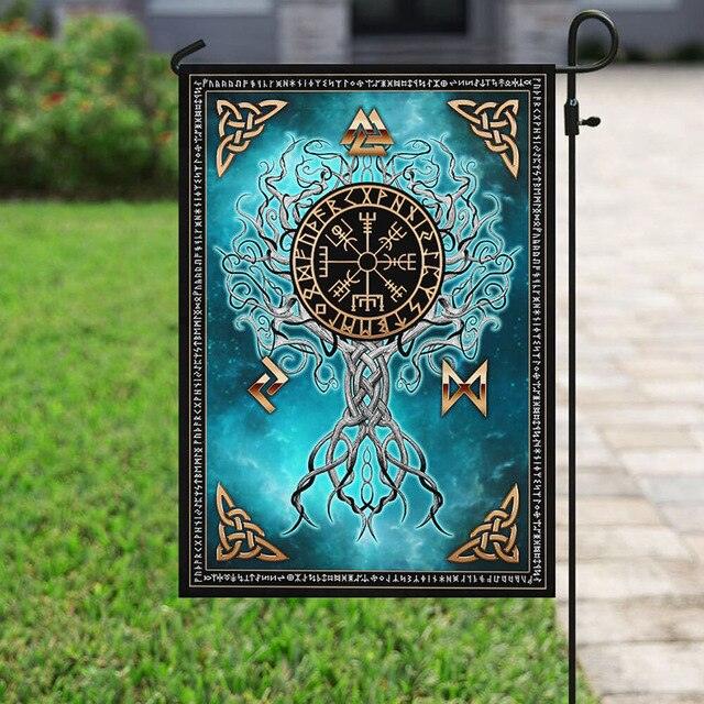 Yggdrasil<br> Wikinger Flagge
