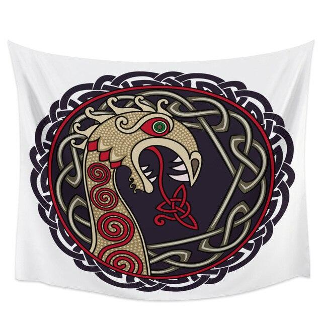 Drache<br> Wikinger Flagge