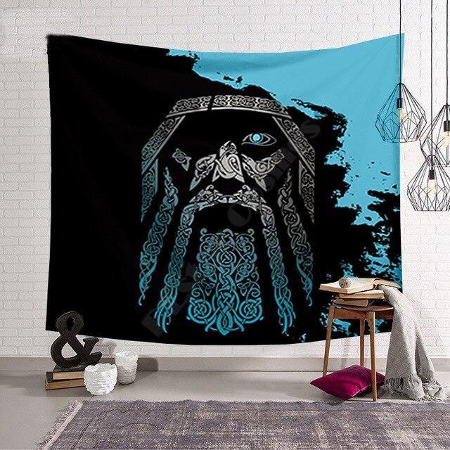 Gott Odin<br> Wikinger Flagge