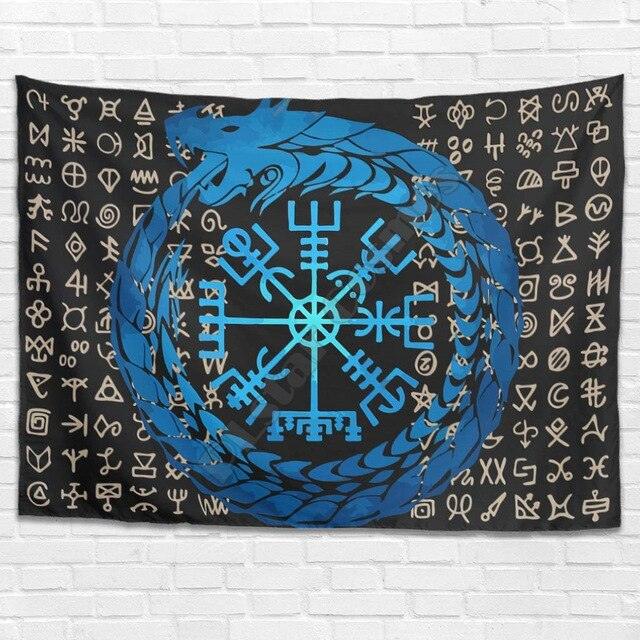 Vegvisir<br> Wikinger Flagge