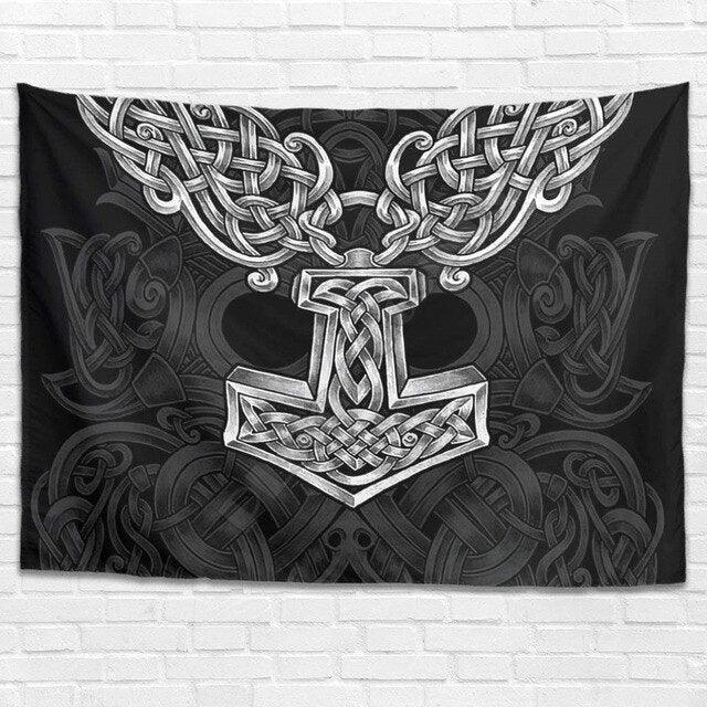 Mjölnir<br> Wikinger Flagge