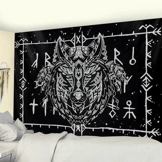 Fenriswolf<br> Wikinger Flagge