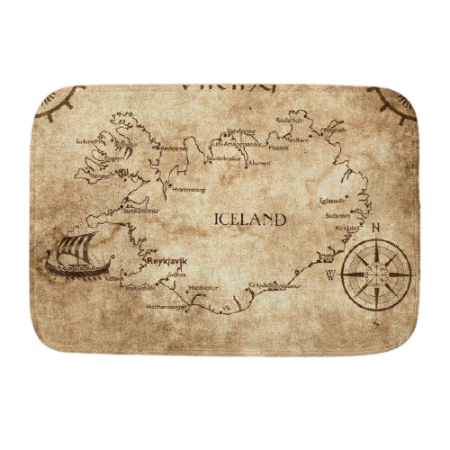 Island<br> Wikinger Teppich