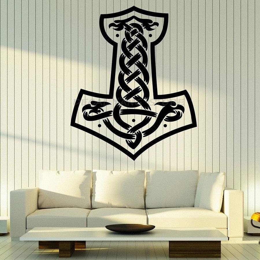 Mjölnir<br> Wikinger Aufkleber